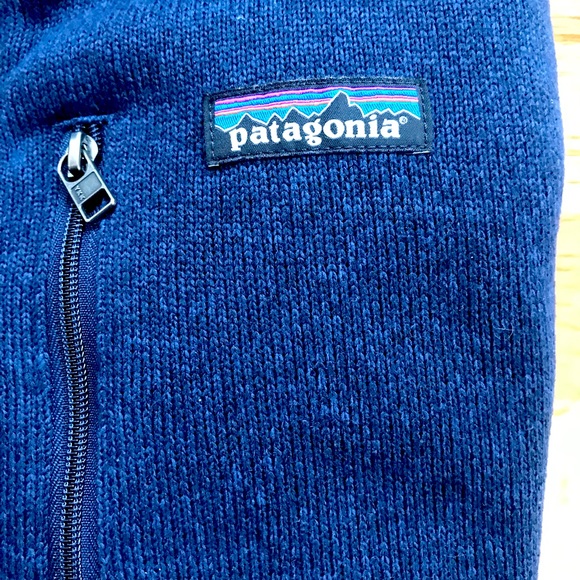 Women’s small Patagonia half zip better sweater fleece navy - Picture 2 of 7